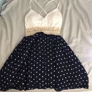 Lace Polka Dot Dress